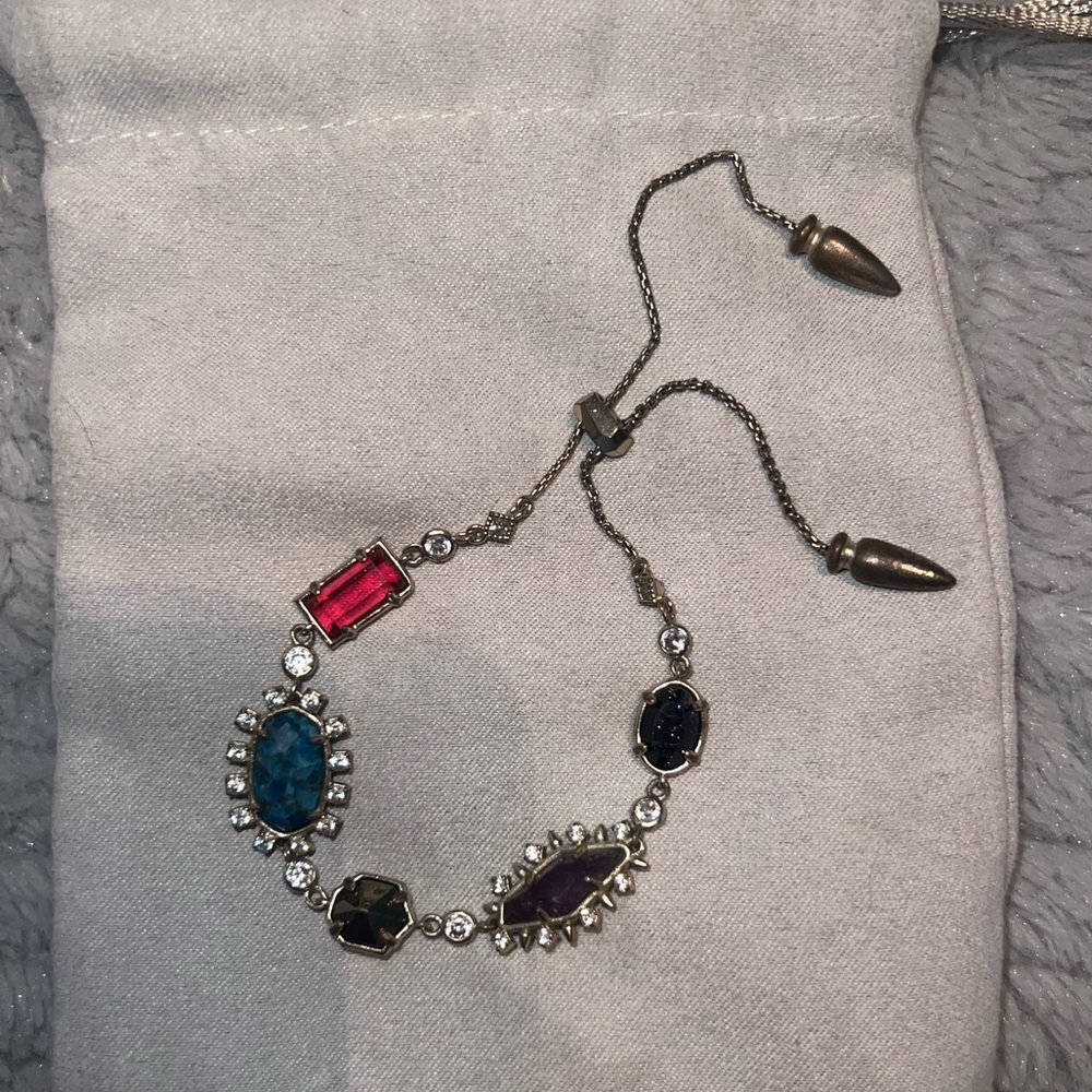 Kendra Scott Adjustable Necklace - Various Stones in Gold Hardware